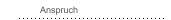 Anspruch